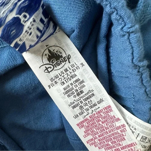 Disney Vault Collection Navy Wide Leg Sweat Pants Size Large - Picture 10 of 13
